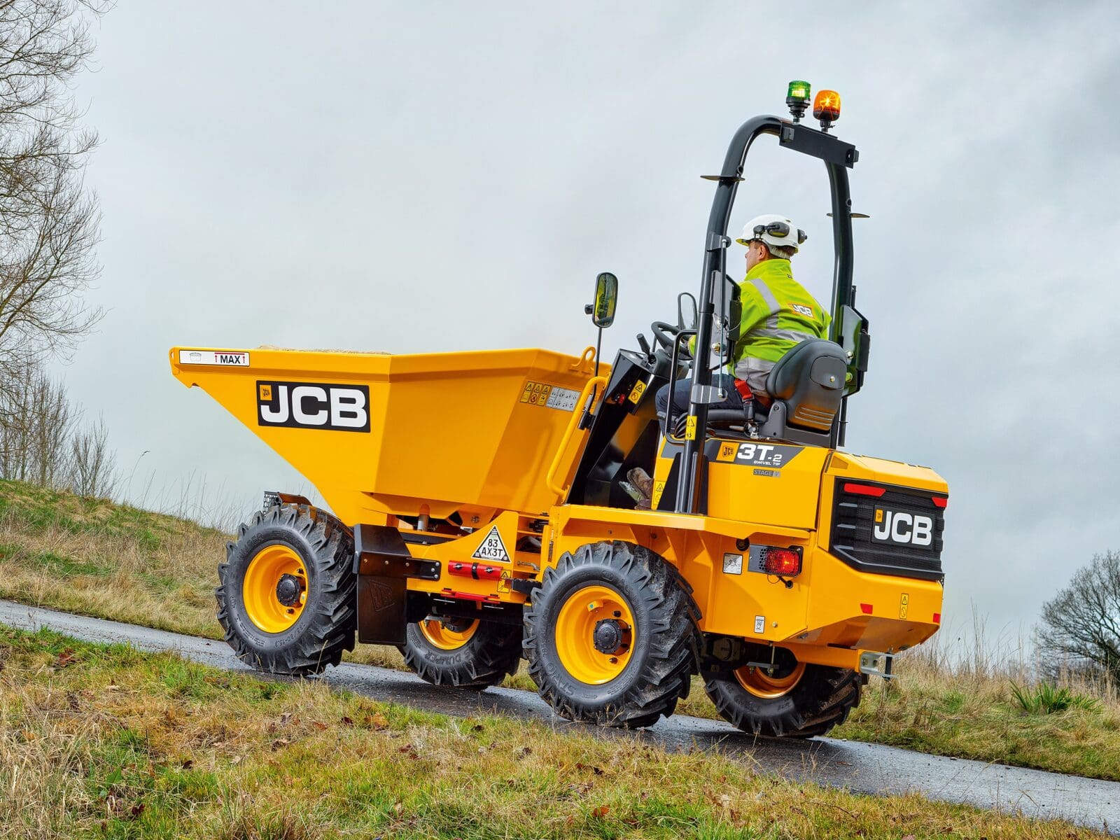 Wieldumper JCB 3 ton